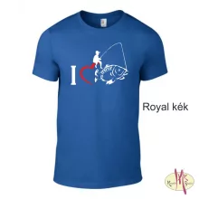 Kereknyakú Póló - I Love Horgászat