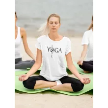 Kereknyakú Póló - Love Yoga