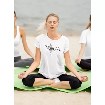 Kereknyakú Póló - Love Yoga