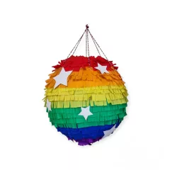 Pinyáta - szivárvány csillagokkal