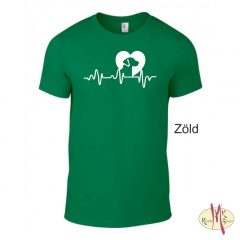 Kereknyakú Póló - Kutya EKG