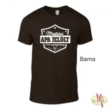 Kereknyakú Póló - Minőségi Apa jelölt