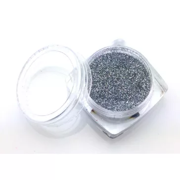 KiviArt Kozmetikai csillámpor -  Silver KY01
