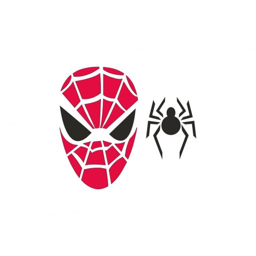 Arcfestés sablon - Pókember pókkal minta