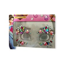 Strasszkő öntapadós arcra  - Princess Friends