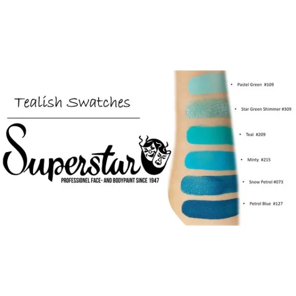 Superstar arcfesték - Kékeszöld 16g /Teal 209/