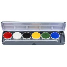 Superstar 6 színű arcfesték készlet - Élénk színek /6 Bright colours palette/