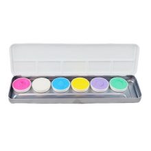 Superstar 6 színű arcfesték készlet - Pasztell Unikornis színek /6 Pastel Unicorn colours palette/